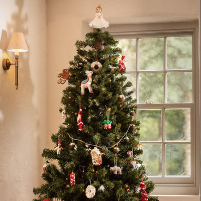 Felt Christmas Tree - Red & White - Christmas Decorations