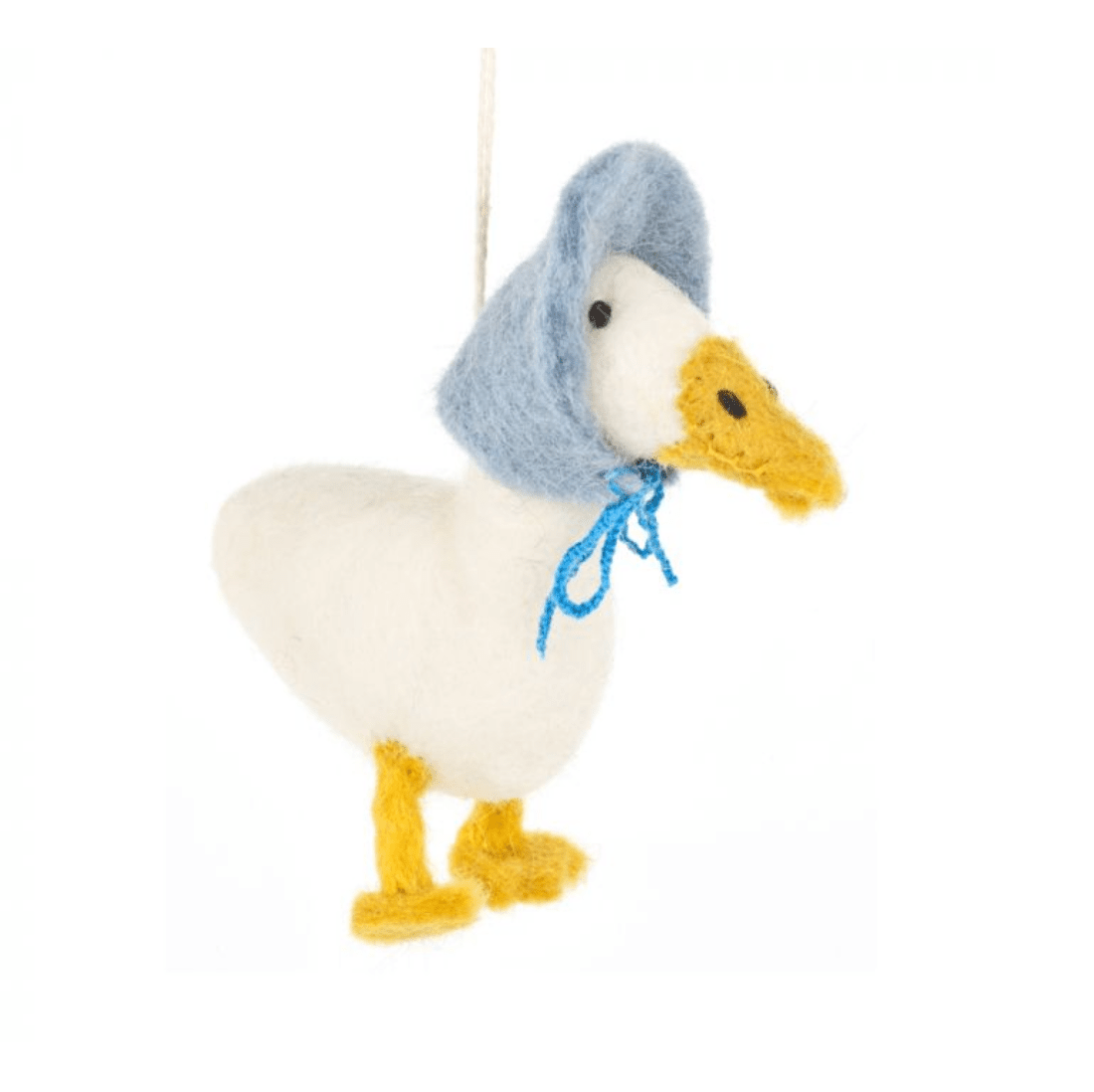Felted Wool Duck Decoration