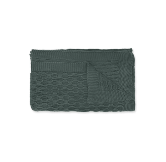 Forest Green Cotton Throw
