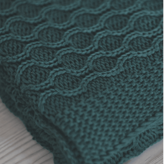 Forest Green Cotton Throw Next Day Dispatch