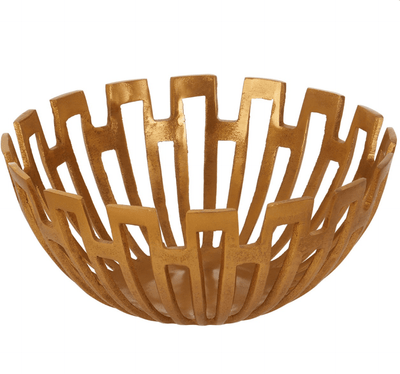 Gold Bowl - Planters, Vases & Bowls