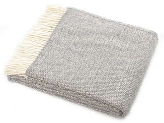 Grey Wool Throw - Soft Furnishings