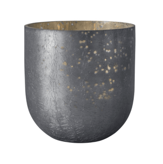 Iced Grey Candle Holder - Small - Fragrances & Candles