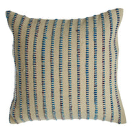 Striped Woven Cotton Cushion - Soft Furnishings