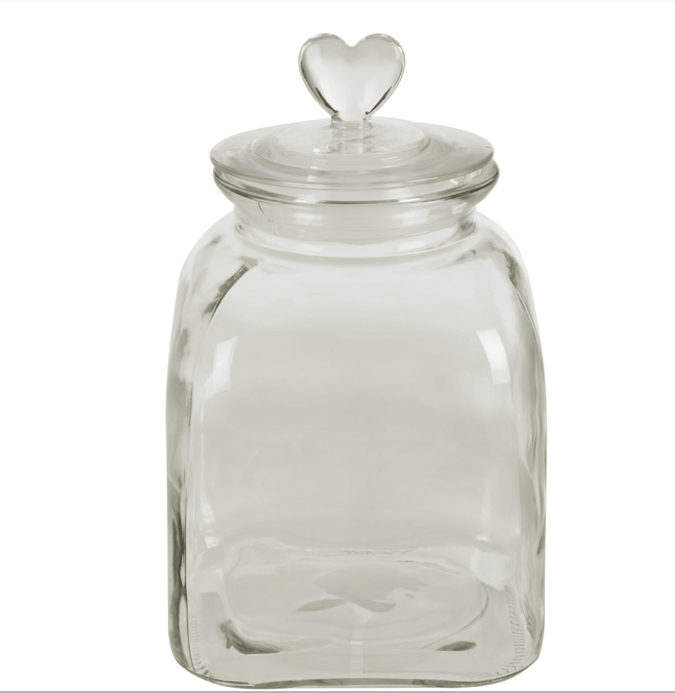 Loves Me Glass Storage Jar - Medium