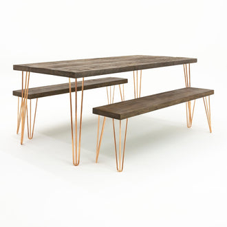 Ouseburn Dining Table & Benches - 