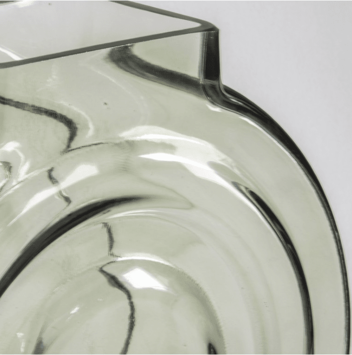 Round Green Vase