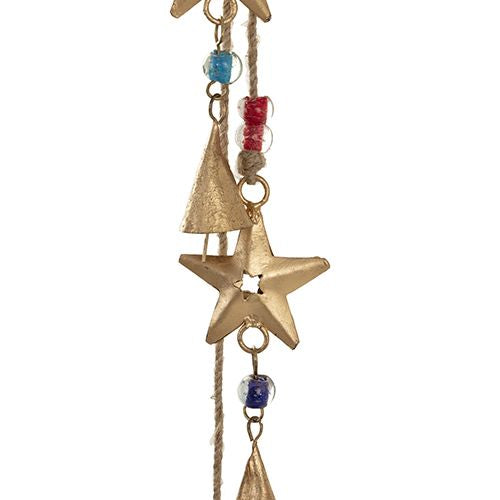 Star Decoration with Bells - Christmas Decorations