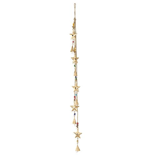 Star Decoration with Bells - Christmas Decorations