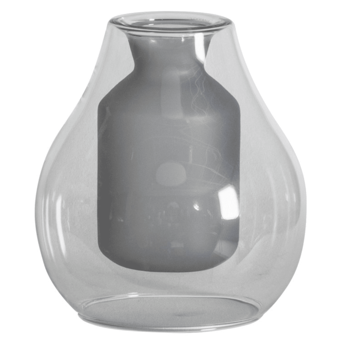 Suspended Round Grey Vase - Outlet - Save 20%