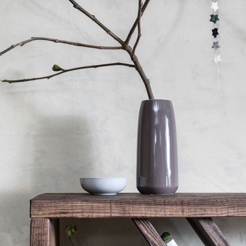 Tall Flower Vase - Clay - Planters, Vases & Bowls