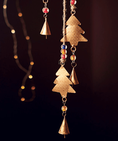 Tree Decoration with Bells - Christmas Decorations
