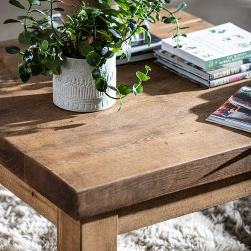 Wooden Square Coffee Table | Wansbeck Collection | Handmade UK