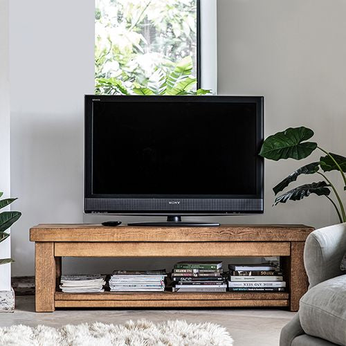 Wooden Tv Stand With Hidden Drawer |Wansbeck Tv Stand | Handmade